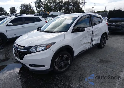 2018 Honda Hr-V Ex-L z USA, uszkodzony, nr VIN 3CZRU6H78JM707730